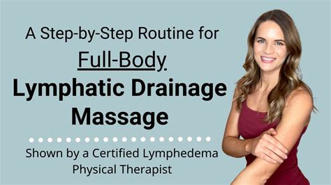In massage we promote blood circulation. . Full body lymphatic drainage massage video